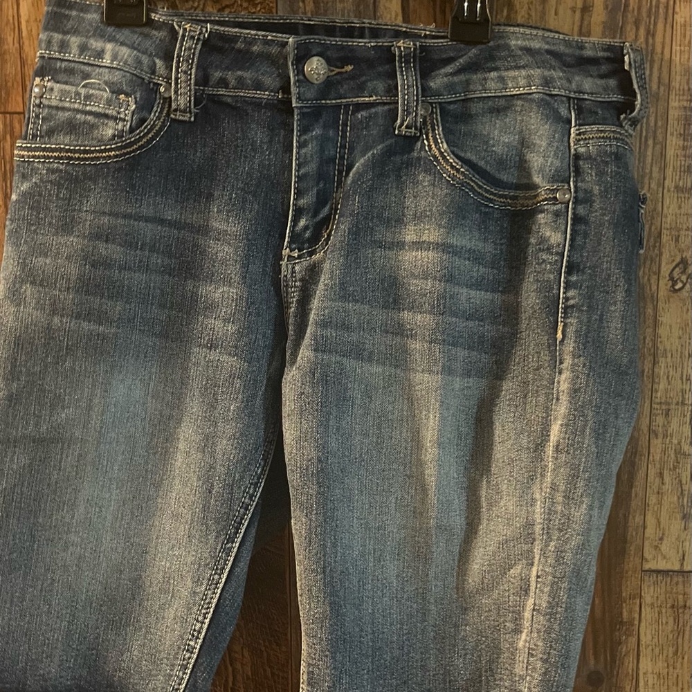 ND Classic Blue Denim Jeans with back pockets with stones size 6 (Sh2 5)